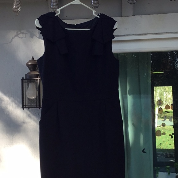 J Crew navy blue lightweight wool dress. - Picture 14 of 15